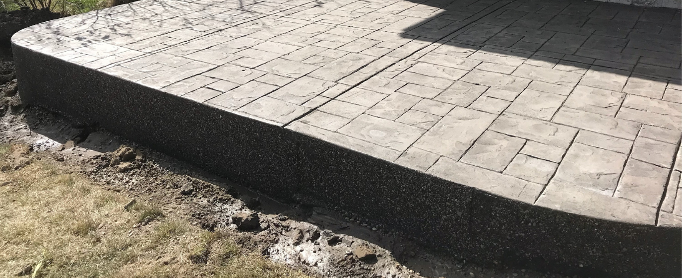 Calgary Stamped Concrete Patio