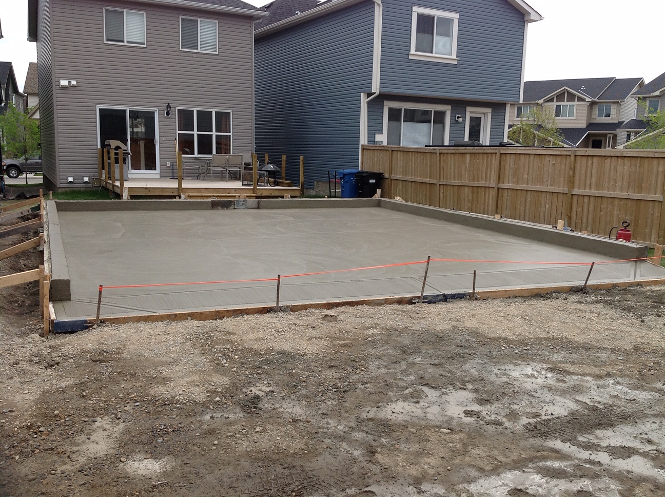 Calgary Parking Concrete Pad