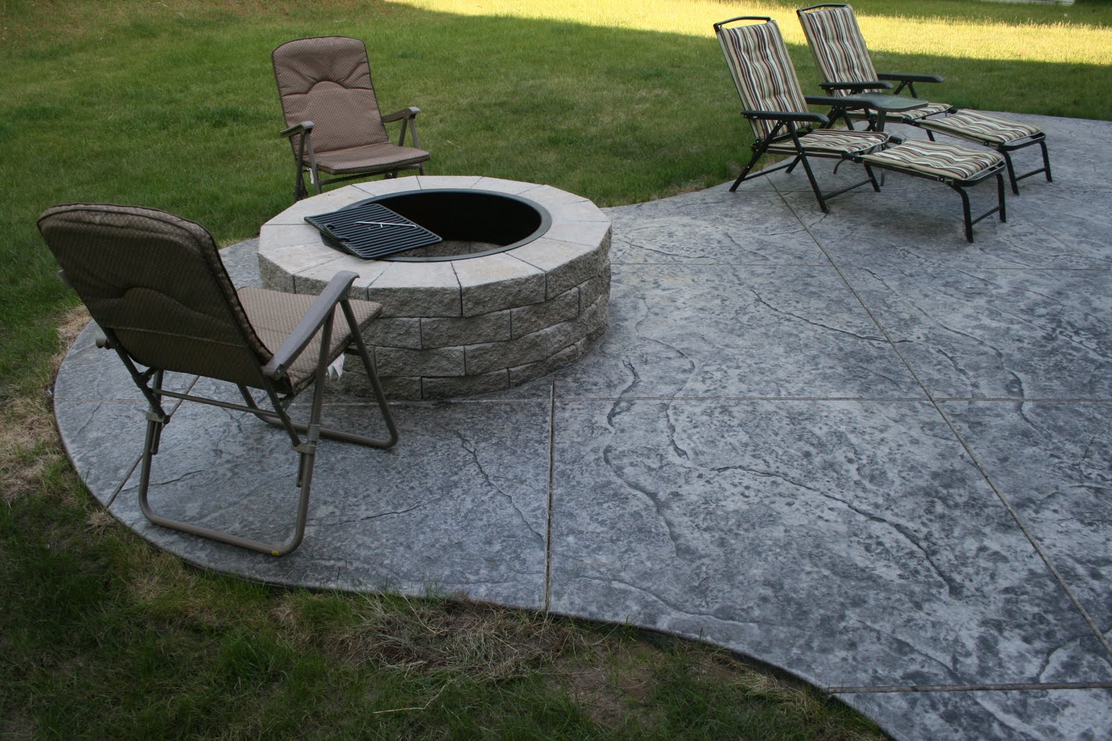 Calgary Stamped Concrete Patio