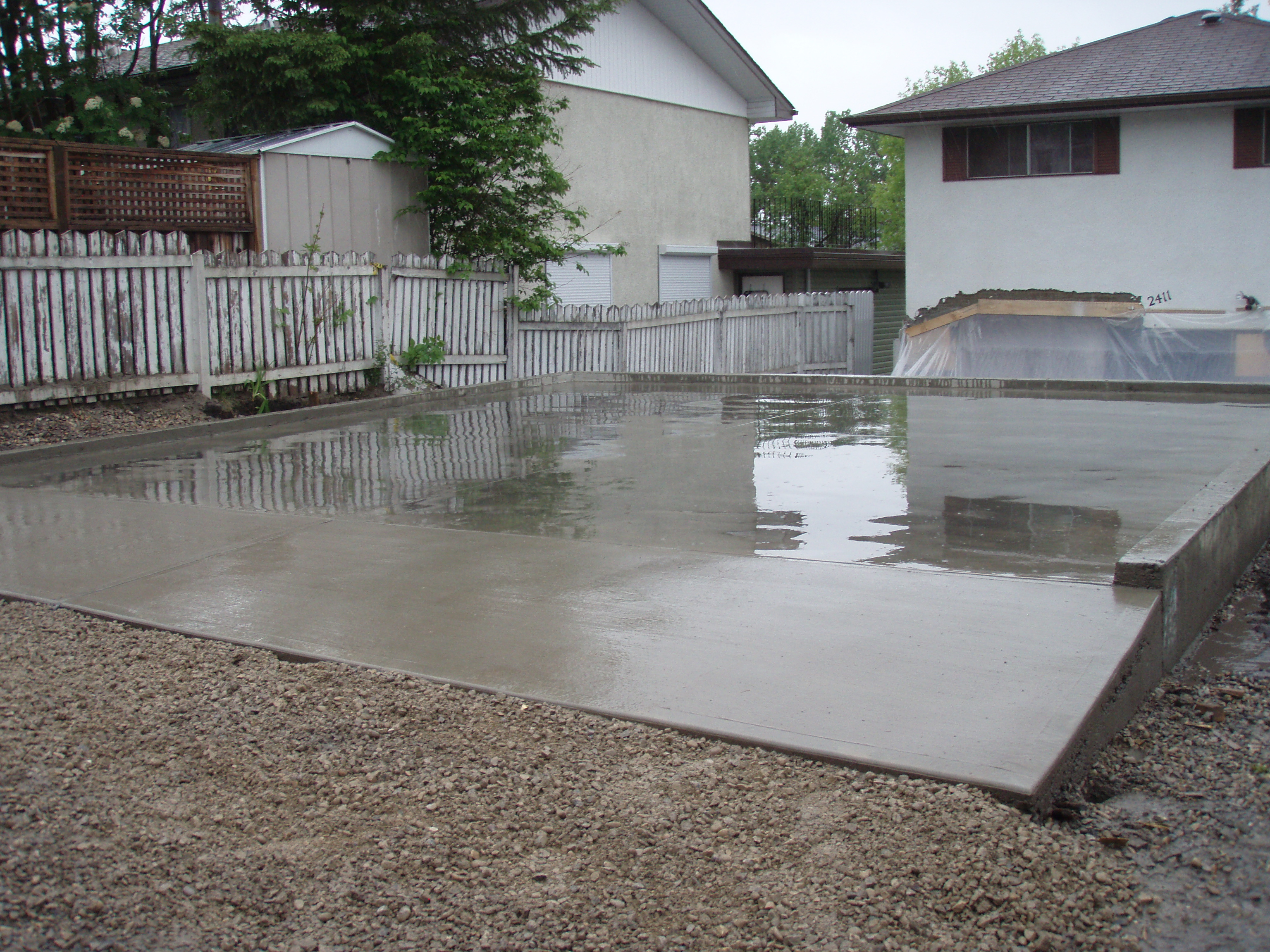 Calgary Garage Pad