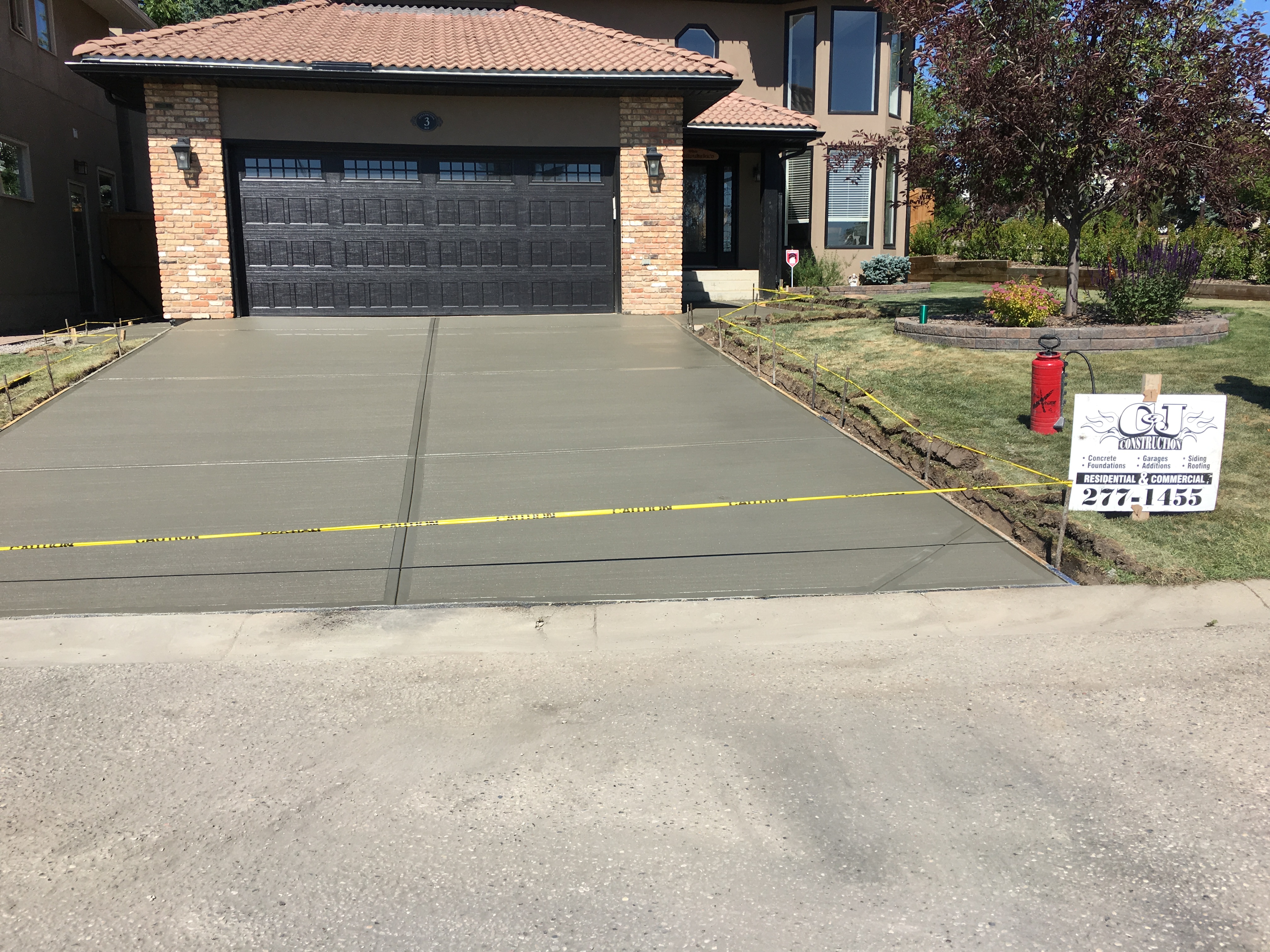 CandJ Construction Driveway Builder in Calgary