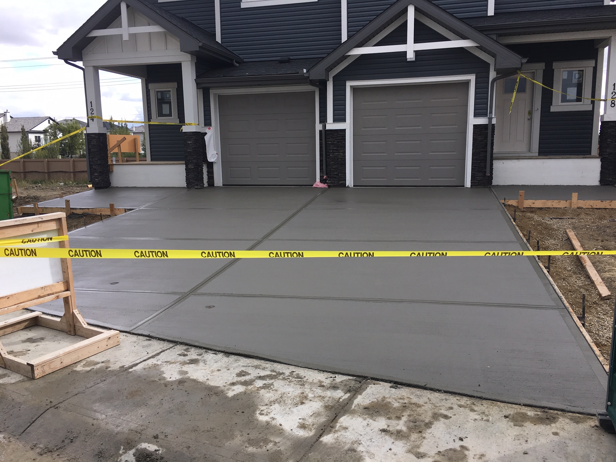 New Build Condo Driveway