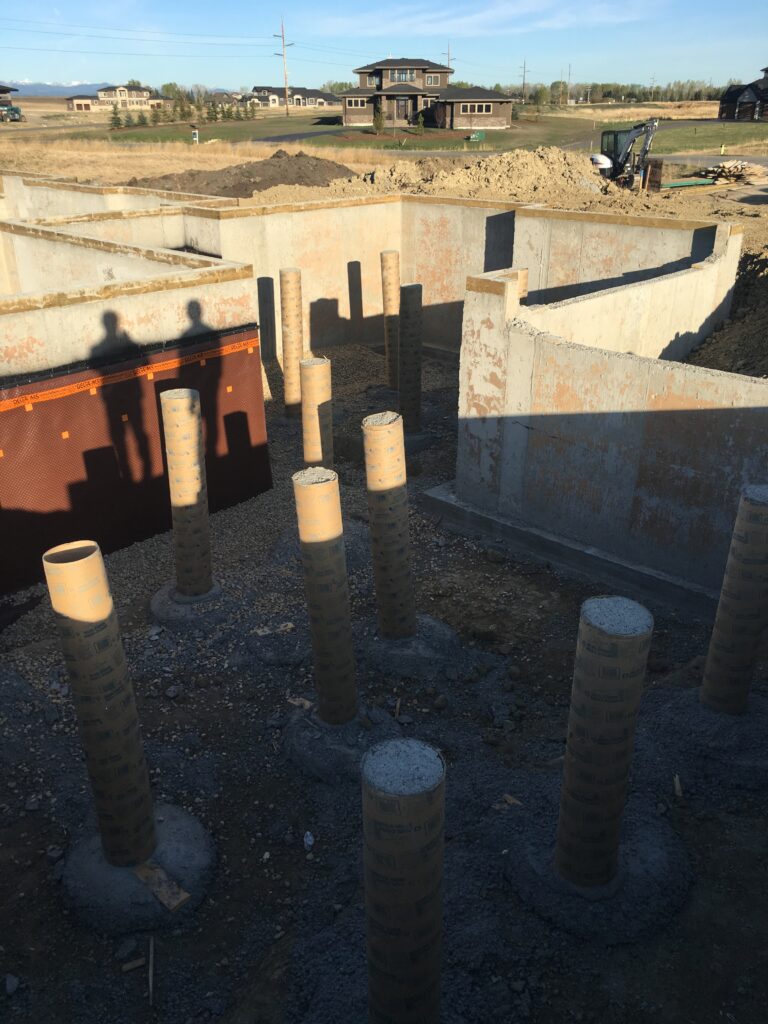 Garage Foundation with Piles